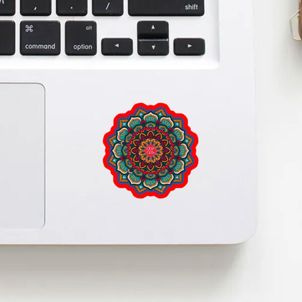 Floral FDT 8647, Mandala Flower F*ck Trump Sticker, Car Magnet