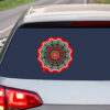 Floral FDT 8647 - Mandala Flower Fck Trump Sticker, Car Magnets