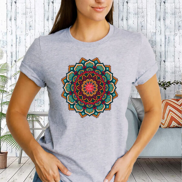 Floral FDT 8647 - Mandala Flower Fck Trump T-Shirts