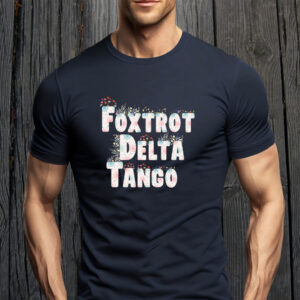 Floral Foxtrot Delta Tango T-Shirt, Anti-Trump