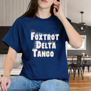 Floral Foxtrot Delta Tango T-Shirt, Anti-Trump