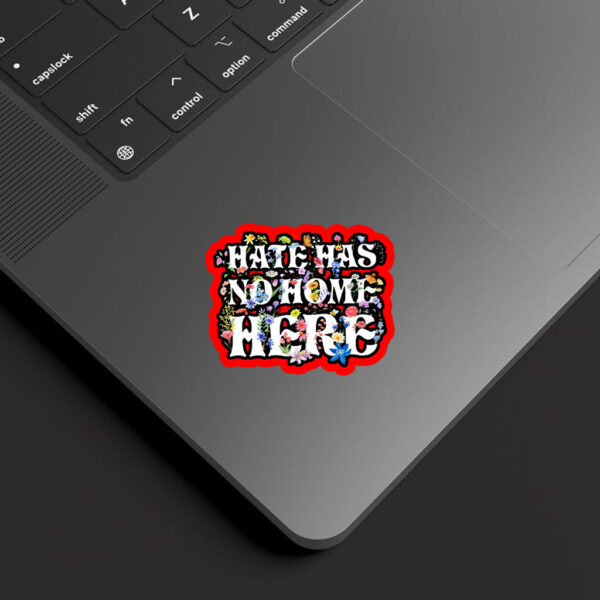 Floral Hate Has No Home Here Anti Trump 2025 Sticker, Car Magnet