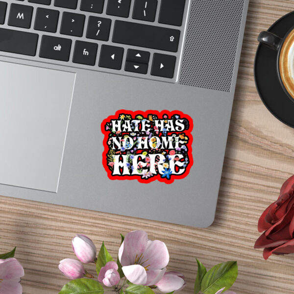 Floral Hate Has No Home Here Anti Trump 2025 Sticker, Car Magnet
