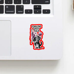 Flowers Foxglove Daisy Tulip, Cat Anti Trump 2025 Sticker, Car Magnet