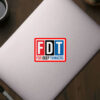 For Deep Thinkers - FDT Anti Maga 2025 Sticker, Car Magnet