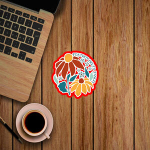 Foxtrot Delta Tango, Floral Flair 2025, Anti Trump Sticker, Car Magnet