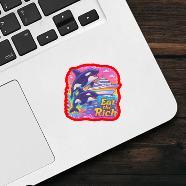 Fuck Trump, Eat the Rich Sticker, Car Magnet