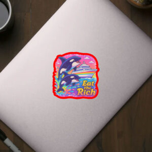 Fuck Trump, Eat the Rich Sticker, Car Magnet
