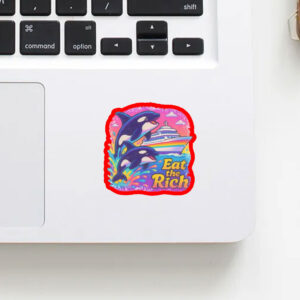 Fuck Trump, Eat the Rich Sticker, Car Magnet