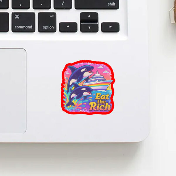 Fuck Trump, Eat the Rich Sticker, Car Magnet