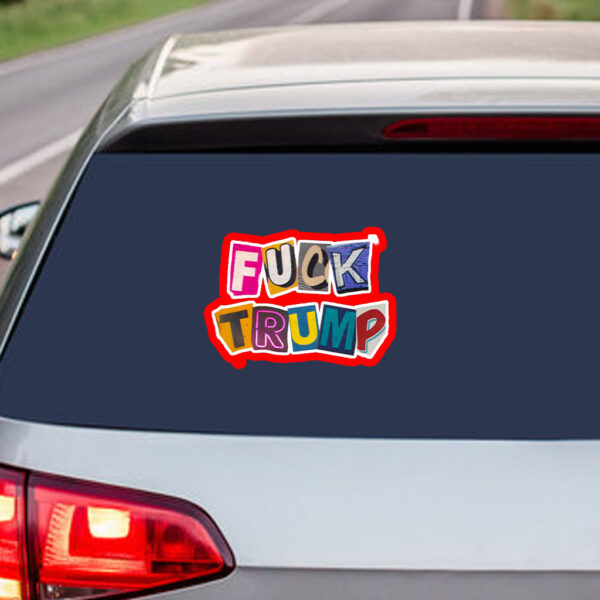 Fuck Trump, Protect Our Rights, Stop Project 2025, Hands Off Sticker, Car Magnet