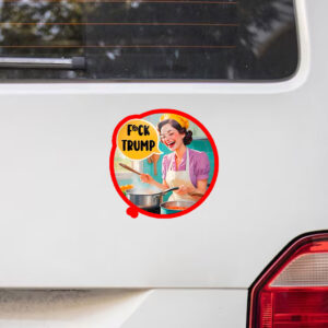 Fuck Trump, Trump is a Fascist 2025 Sticker, Car Magnet