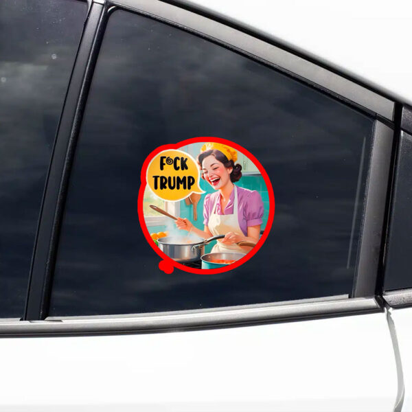 Fuck Trump, Trump is a Fascist 2025 Sticker, Car Magnet