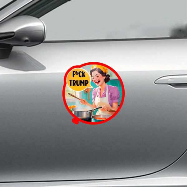Fuck Trump, Trump is a Fascist 2025 Sticker, Car Magnet
