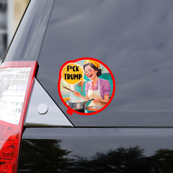 Fuck Trump, Trump is a Fascist 2025 Sticker, Car Magnet