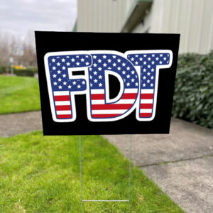 Funny Anti Trump, Fuck Trump Political Activist 2025 Yard Sign