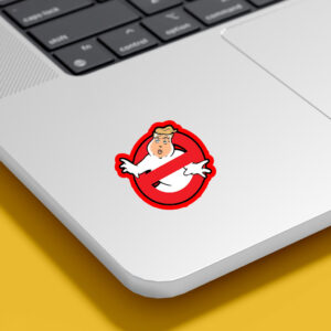 Funny Trump Ghostbusters Parody - Trumpbusters No MAGA Halloween Ghost Anti-Trump Sticker, Car Magnet