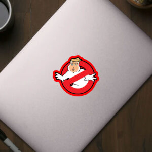 Funny Trump Ghostbusters Parody - Trumpbusters No MAGA Halloween Ghost Anti-Trump Sticker, Car Magnet