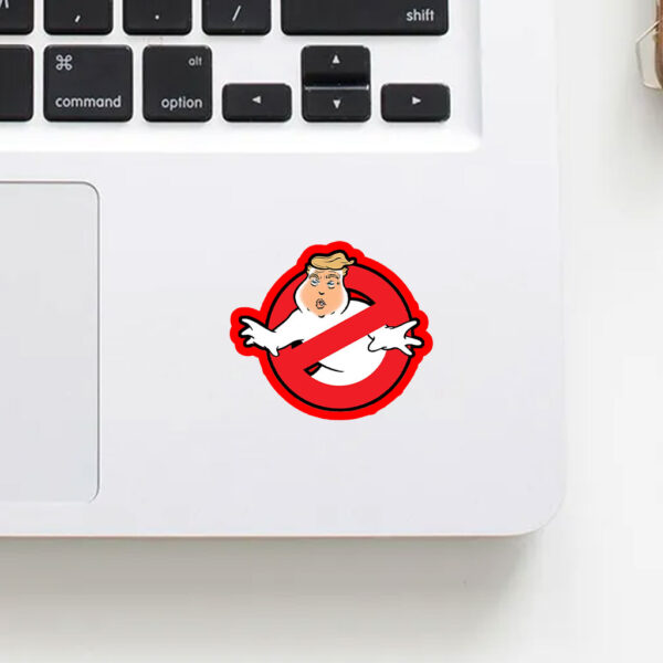 Funny Trump Ghostbusters Parody - Trumpbusters No MAGA Halloween Ghost Anti-Trump Sticker, Car Magnet