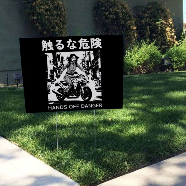 Hands Off Danger 2025 Anti Trump Yard Sign
