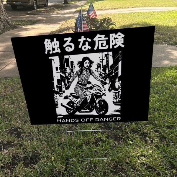 Hands Off Danger 2025 Anti Trump Yard Sign