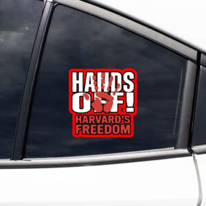 Hands Off Harvard's Freedom 2025 Sticker, Car Magnet