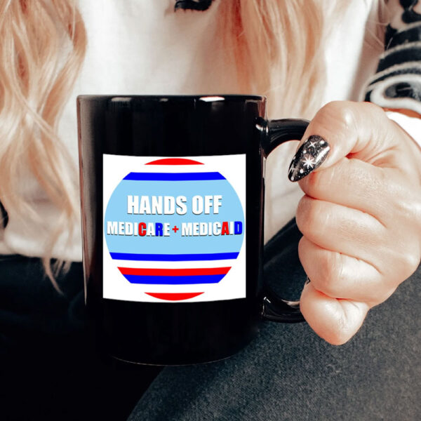Hands Off Medicare Medicaid Oversized Mug