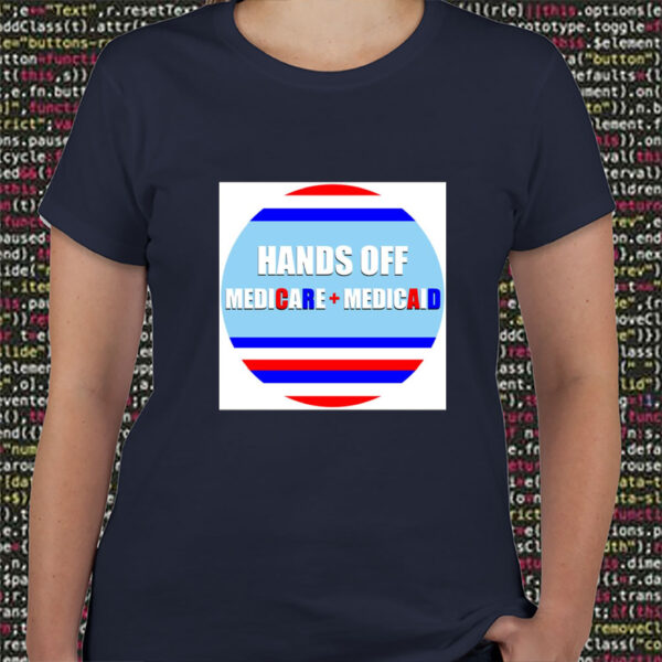 Hands Off Medicare Medicaid Oversized T-Shirt