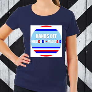Hands Off Medicare Medicaid Oversized T-Shirt