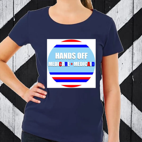 Hands Off Medicare Medicaid Oversized T-Shirt