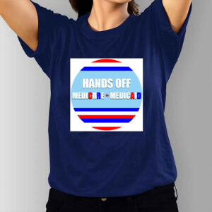 Hands Off Medicare Medicaid Oversized T-Shirt