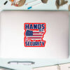 Hands Off My Social Security, American Freedom Statement 2025 Sticker, Car Magnet