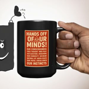 Hands Off Our Minds Anti Trump 2025 Mug