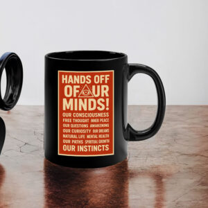 Hands Off Our Minds Anti Trump 2025 Mug