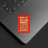 Hands Off Our Minds Anti Trump 2025 Sticker, Car Magnet