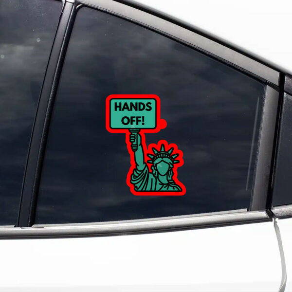 Hands Off Protest, Medicaid Medicare Social Security 2025 Sticker, Car Magnet