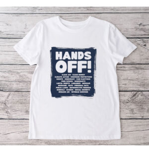 Hands Off Protest, Protect Medicare Social Security Jobs T-Shirt
