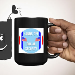 Hands Off Social Security Oversized Mug