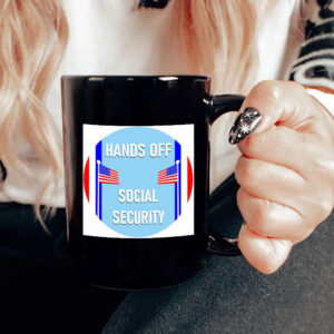 Hands Off Social Security Oversized Mug