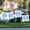 Hands Off Social Security Oversized Yard Sign