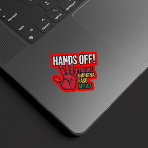 Hands Off Traore Burkina Faso Africa Ibrahim Traoré Sticker, Car Magnet