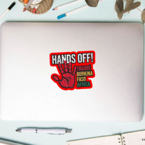 Hands Off Traore Burkina Faso Africa Ibrahim Traoré Sticker, Car Magnet