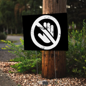 Hands Off Trump Protest Yard Signs