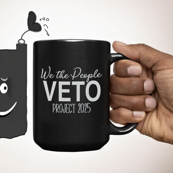 Hands Off We The People Veto Project 2025 Mug