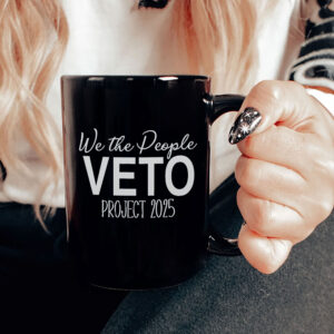 Hands Off We The People Veto Project 2025 Mug