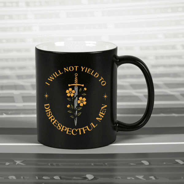 I Will Not Yield to Disrespectful Men, AOC Quote, Feminist Mug