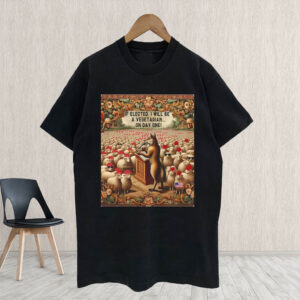 If Elected, I Will Be A Vegetarian... On Day One, Funny Anti Maga T-Shirt
