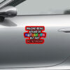 Imagine Being Afraid Of But Not Dictatorship 2025 Anti-MAGA Sticker, Car Magnet