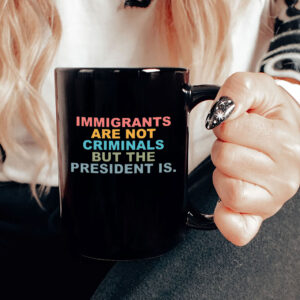 Immigrants Are Not Criminals But The President Is-Anti Trump Mugs