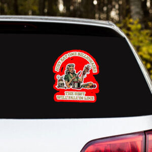 Just EAT One Billionaire - The Rest Will Fall In Line, FDT Anti Trump Billionaire Fascism Oligarchy Sticker, Car Magnet